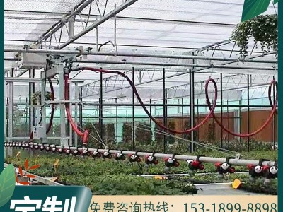 连栋玻璃温室 苗圃花卉连体温室大棚 可控制温度湿度系统玻璃暖棚图2