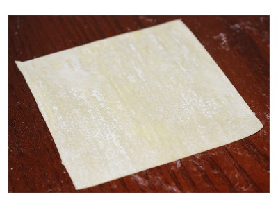 广宁云吞皮云饺店专供久煮不烂速食早餐半成品新鲜广宁碱水馄炖皮图5