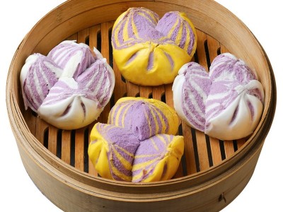网红玫瑰开花馒头方便速食营养儿童早餐冷冻半成品粗粮包子点心图5