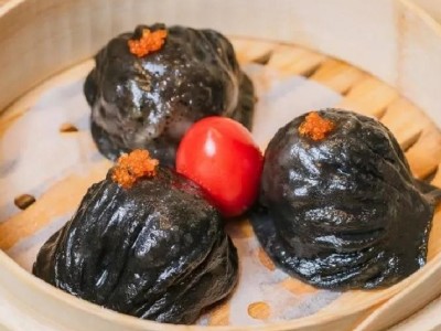 黑松露虾饺皇高端酒店茶餐厅方便速食早餐虾仁蒸饺早茶点心图2