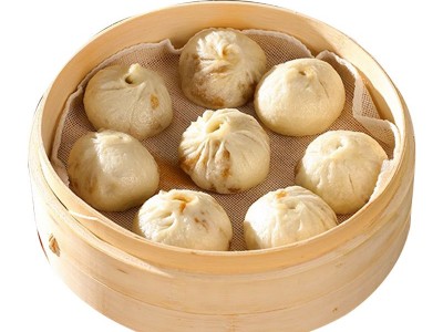广式小笼包家庭装1KG肉馅小笼包早餐速食加热即食包子点心早茶图4