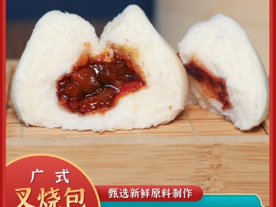 吉隆广式叉烧包50gx6只广东手工点心早茶营养速食早餐包子现货图2