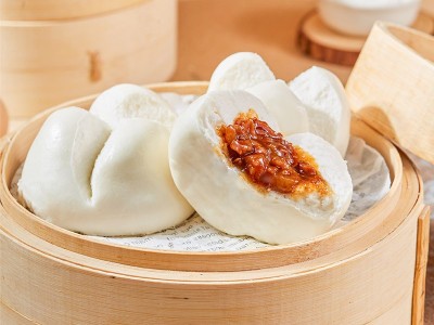 吉隆广式叉烧包50gx6只广东手工点心早茶营养速食早餐包子现货图4