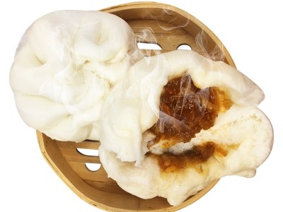 广式早茶速冻类包点营养早餐 茶楼饭堂下午茶手工叉烧大包 谷豆顺图5