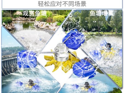 永磁变频增氧机3KW大功率鱼塘增氧机鱼虾鳗打氧机304不锈钢增氧泵图4