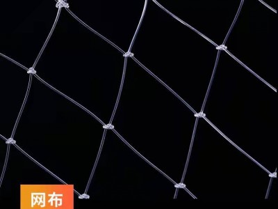 小眼抄网密眼透明钓鱼线抄网头白色编织尼龙捞鱼网单丝线抄网批发图2