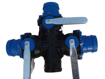 农业灌溉四通阀门 灌溉水管软带三通阀四通阀管道农田灌溉阀门图5