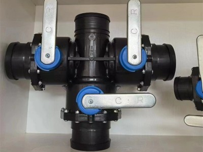 农业灌溉四通阀门 灌溉水管软带三通阀四通阀管道农田灌溉阀门图2