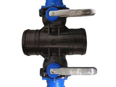 农业灌溉四通阀门 灌溉水管软带三通阀四通阀管道农田灌溉阀门图4