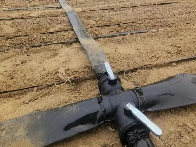 农业灌溉四通阀门 灌溉水管软带三通阀四通阀管道农田灌溉阀门图3