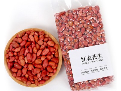 厂家贴牌加工红皮红衣花生农家无壳500g真空包装红衣花生礼品花生图5