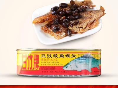 甘竹豆豉鲮鱼罐头227g*24 整箱 水产熟食 开罐即食炒菜零食 批发图3