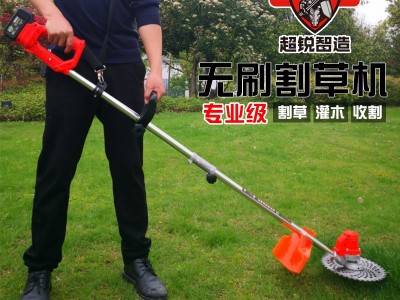 超锐电动割草机家用打草机锄草机小型多功能充电式除草修剪割灌机图2