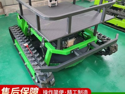 农用遥控割草机置物架家用小型自走式四驱收割除草机履带式碎草机图5