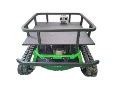 农用遥控割草机置物架家用小型自走式四驱收割除草机履带式碎草机图4