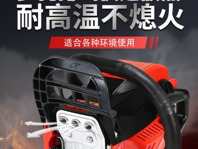 雷箭9108大功率58CC汽油伐木锯小型户外便携手持链条 汽油锯图4