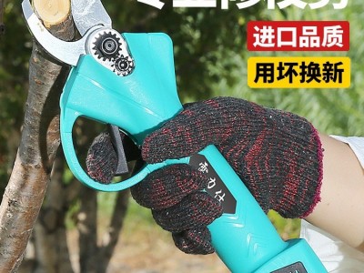 户外快速无线电动园林剪刀新款修枝剪果树树枝剪电剪刀厂家批发图5