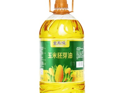 金寿纯玉米胚芽油5升大桶物理压榨玉米油食用油烘焙色拉油植物油L图5
