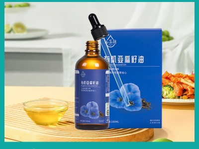 山茶润食用有机核桃油亚麻籽热炒牛油果油送滴管婴幼儿宝宝辅食表图5