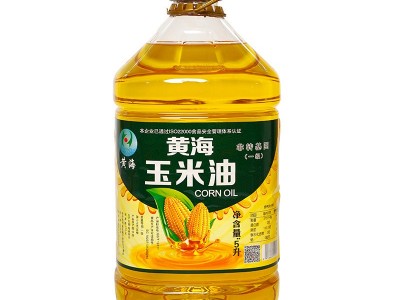厂家批发黄海玉米油一级压榨玉米油非转基因食用油大桶5升图5
