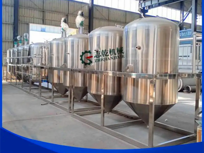 榨大豆油全套生产线设备,油沙豆油加工设备,大型浸出油精炼设备图5