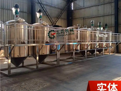 榨亚麻籽油整套生产线设备,胡麻油榨油精炼设备,加工蓖麻油机器图8