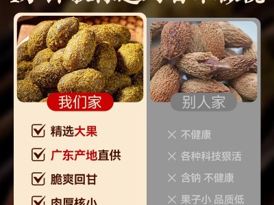 甘草橄榄500g广东特产九制橄榄果脯干橄榄甘甜凉果零食官方旗舰店图4