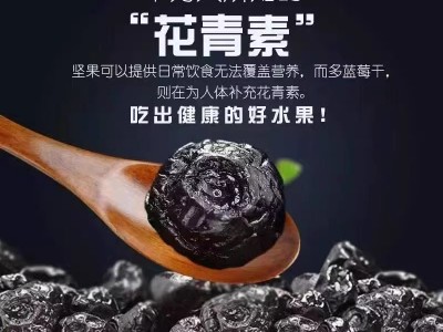 蓝莓干无糖无添加500g非特级野生蓝莓果脯东北特产蓝梅干原味烘焙图3