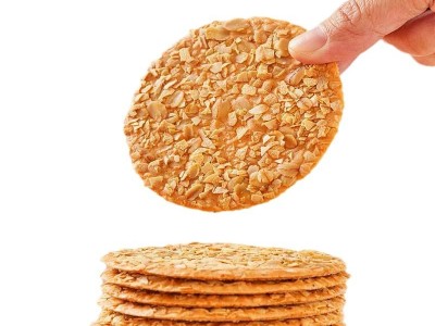 无加蔗糖燕麦薄脆饼干中老年孩子代餐粗粮酥脆休闲零食办公 室早餐图5