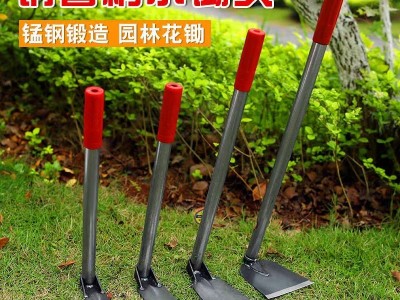 园林工具小锄头 小载锄 两用锄 三齿耙 种花种菜锄头 尖头锄图2