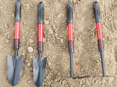 园艺工具四件套家用种花挖土除草锄头铲子五齿耙长柄赶海 工具套装图3