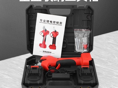 锂电园林剪刀电动修枝剪刀果树修树枝剪园林电动工具厂家批发图4