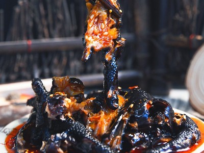 无骨鸡爪麻辣红油黑鸡爪凉菜半成品酒店专用摆摊批发即食红油鸡爪图2