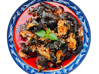 无骨鸡爪麻辣红油黑鸡爪凉菜半成品酒店专用摆摊批发即食红油鸡爪图5