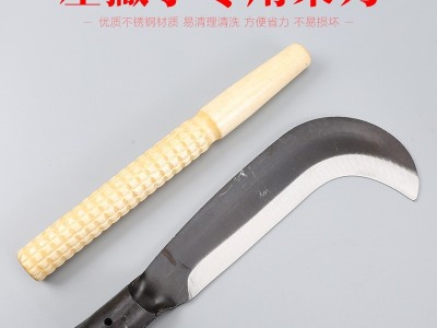 左手刀左撇子刀具柴刀镰刀砍刀农用刀具劈柴刀砍树刀开山刀割草刀图3