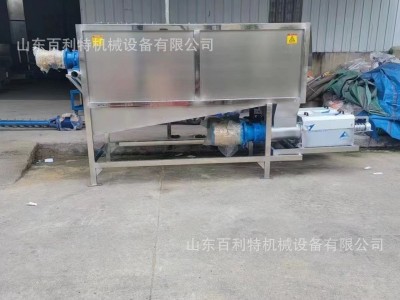 滚筒微滤式干湿分离机猪粪牛粪鸡粪固液分离机养殖场粪便脱水机图3