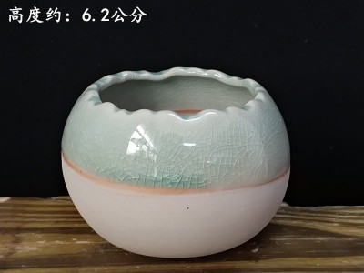 多肉花盆哥窑陶瓷透气小号冰裂组合阳台清新创意办公桌特价清仓盆图4