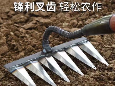 代发锄头除草耙子农具锄草锄根神器翻地松土耙除草农用工 具大全图2