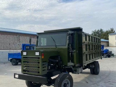 翻斗车山地爬坡液压自卸车拖拉机四不像四驱农用柴油运输车工程图2