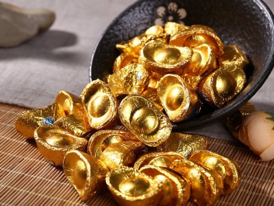 肯莱芙巧克力元宝金币花生足球5斤散装烘焙蛋糕装饰黑巧金条批发图5