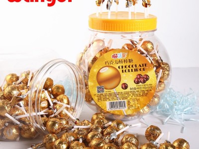 旺帝900克100支奶香草莓味棒棒糖巧克力代可可脂棒棒糖创意花束图2