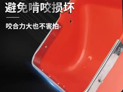 新型母猪塑料食槽加厚钢板母猪料槽盆定位栏产床猪用食槽兽用食槽图2