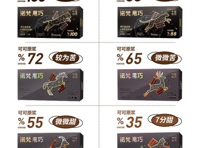 【诺梵】110g100%黑巧克力黑巧巧克力健身随心组合礼盒零食糖果批图4