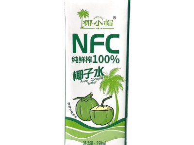 椰小帽椰子水nfc鲜榨纯椰子250ml*10瓶一箱100%果汁椰汁饮料零添图5