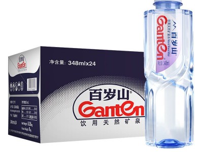 景田百岁山348ml*24小瓶装 采购批发矿泉水会议展会活动图5