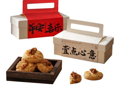 传统手工核桃酥营养饼干坚果糕点中式零食点心节日伴手礼桃酥批发图2