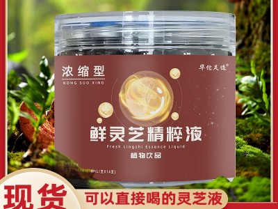 【鲜灵芝精粹液】萃取植物精华鲜灵芝精粹液 灵芝原浆口服液图2