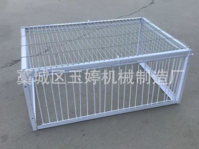 天落笼加密只进不出鸽子笼自动捕鸡网雀鸟笼活络撞门笼收鸽器图2