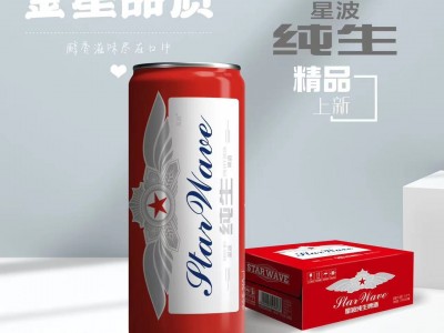 夜场啤酒批发星波纯生啤酒易拉罐310ml*24瓶夜场酒吧酒馆KTV罐装图3