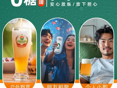 泰山原浆啤酒0糖干啤330mL*24罐整箱装图3